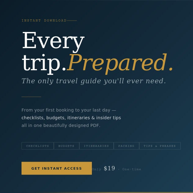 The Travel Blueprint — Ultimate Digital Travel Guide