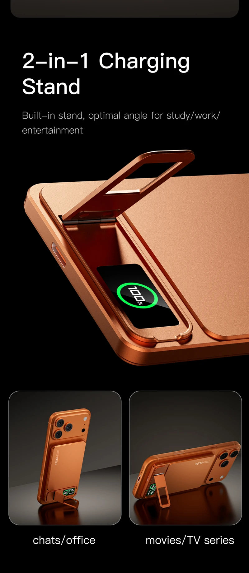 ROMOSS 500000mAh Magnetic Power Bank PD15W Wireless Fast Charging External Battery for Magsafe Powerbank for iPhone 17/16/15/14