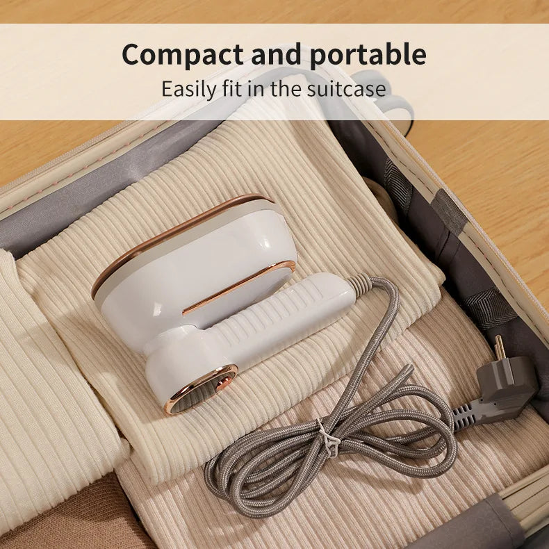 110V/220V Handheld Steam Iron Foldable Garment Steamer 1200W Power Portable 4 Speed Steamer Touch Screen Rotary Electric Iron