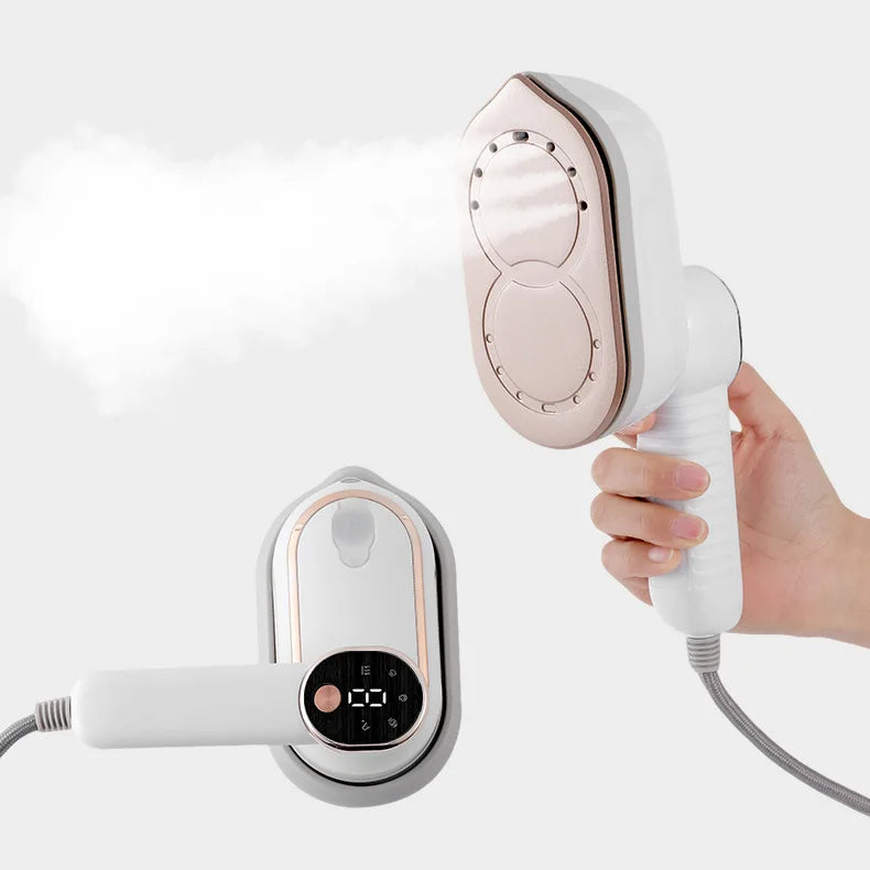 110V/220V Handheld Steam Iron Foldable Garment Steamer 1200W Power Portable 4 Speed Steamer Touch Screen Rotary Electric Iron